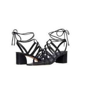 Rebecca Minkoff Black Strappy Sandals
